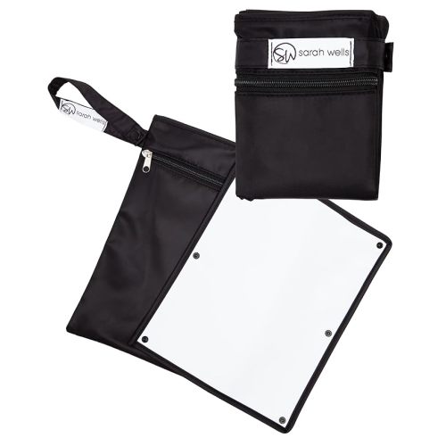 Sarah Wells Pumparoo Wet/Dry Bag for Breast Pump Parts (Black)
