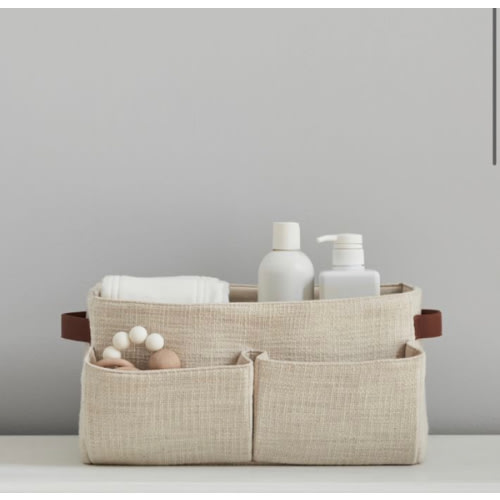 Cotton Diaper Caddy
