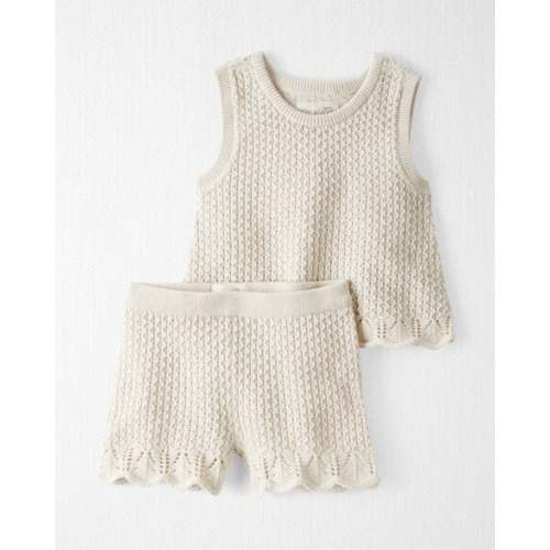 Baby Girl 2-Piece Organic Cotton Sweater Knit Set - Little Planet | Carter's