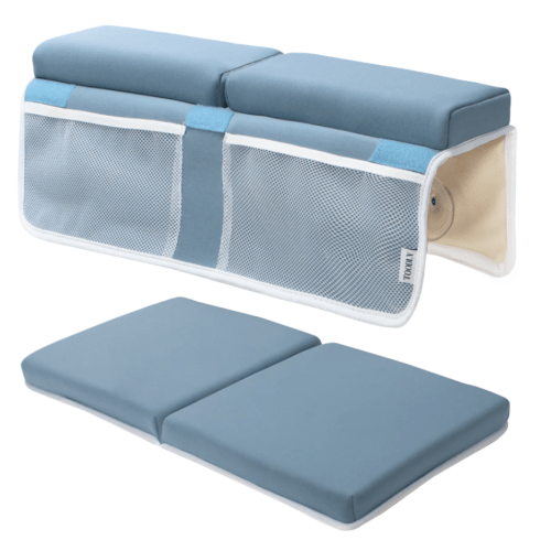 Toodly - Baby Bath Kneeler and Elbow Rest Pad Set (Color: Blue)