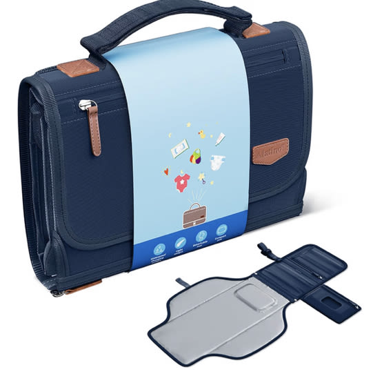 Amazon.com: Alatino Portable Diaper Changing Pad for Baby, Detachable Travel Changing Pad with Baby Wipes Pocket, Gifts for Baby Shower, Newborn Girls and Boys (Royal Blue)