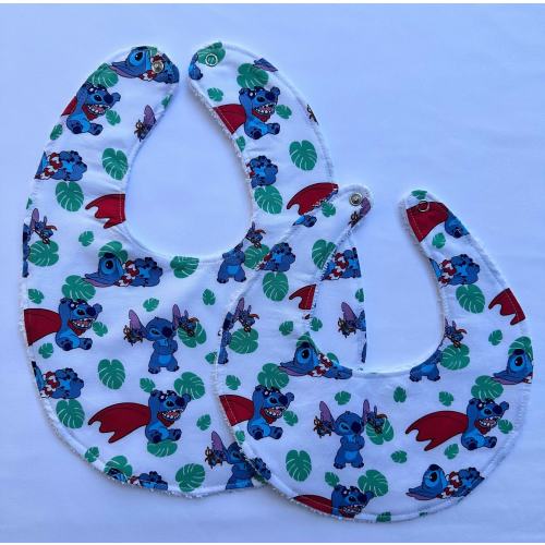 Baby Bib Stitch Snap Bib Soft And Durable Bibs Absorbent Cotton Baby Bib For Baby Shower Gift
