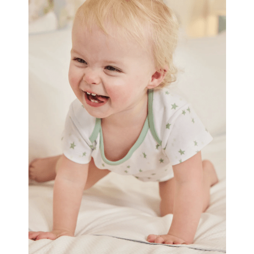 LAKE | Baby | Pima Cotton Pajamas | Parisian Green Baby Bodysuit Bundle