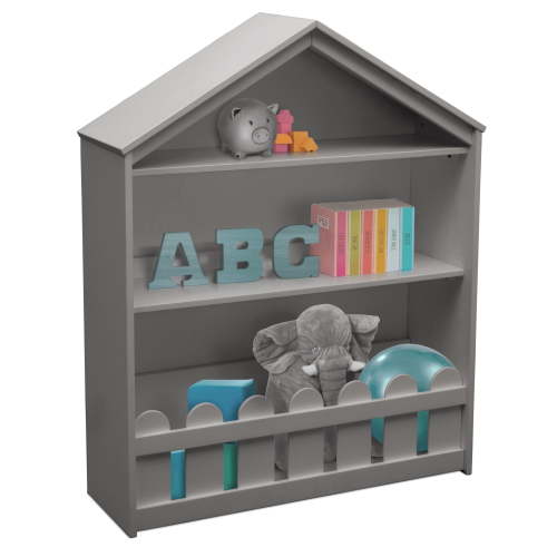 Serta Happy Home Storage Bookcase, Grey
