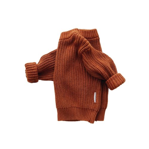 Chunky Knit Sweater | Rust