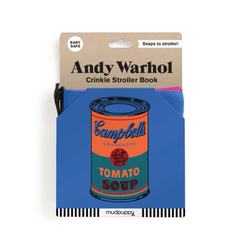 Andy Warhol Crinkle Fabric Stroller Book - Mudpuppy