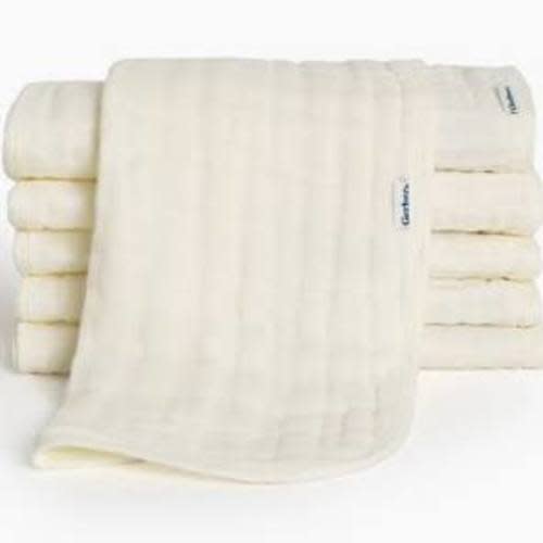 6-Pack Baby Neutral Vanilla Muslin Burp Cloths – Gerber Childrenswear