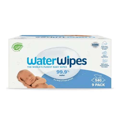 Waterwipes Biodegradable Baby Wipes 9x60 Pack | Baby Bunting AU