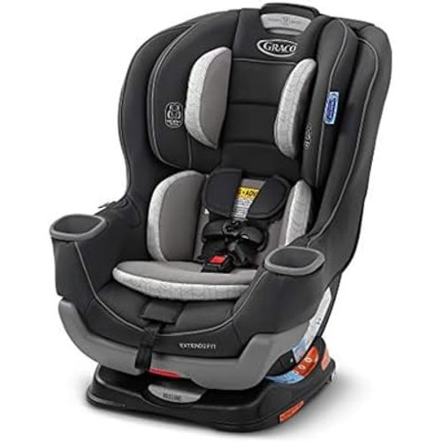 Graco Extend2Fit Convertible Car Seat, Rear-Facing and Forward-Facing, Extended Rear-Facing Seat Option, Redmond, Ideal for Newborns, Infants, and Toddlers