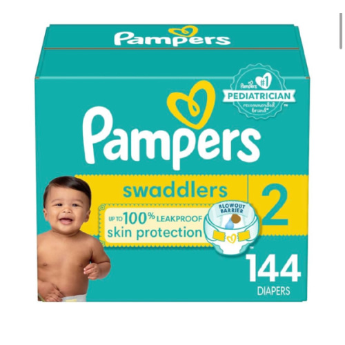 Pampers Swaddlers Diaper Size 2 144 Count
