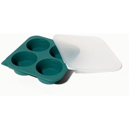 Anyday Silicone Freezer Tray, 1/2-Cup, 4 Oz / 125mL (Kale)