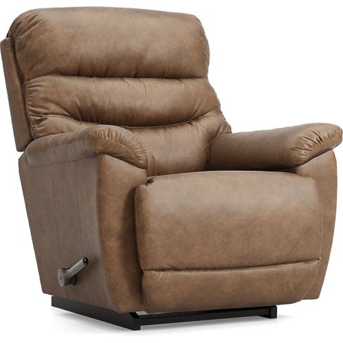 La-Z-Boy Joshua Chestnut Brown Polyester Fabric Rocker Recliner