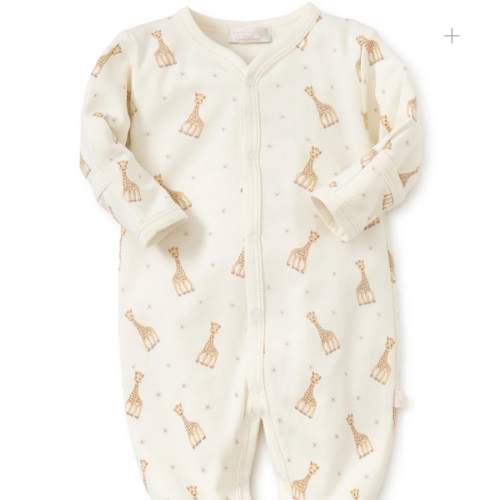Sophie la girafe Ecru Print Footie