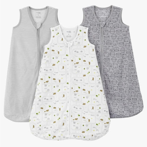 Simple Joys by Carter's Unisex Babies' Microfleece Sleepbag Wearable Blanket, Pack of 2