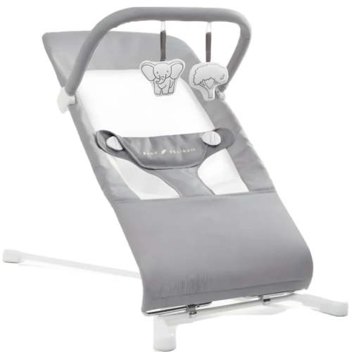 Baby Delight Highland Portable Baby Bouncer - Pebble Gray