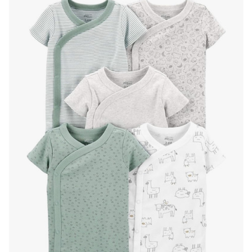 Simple Joys by Carter's unisex-baby 5-pack Side Snap Short-sleeve Bodysuit