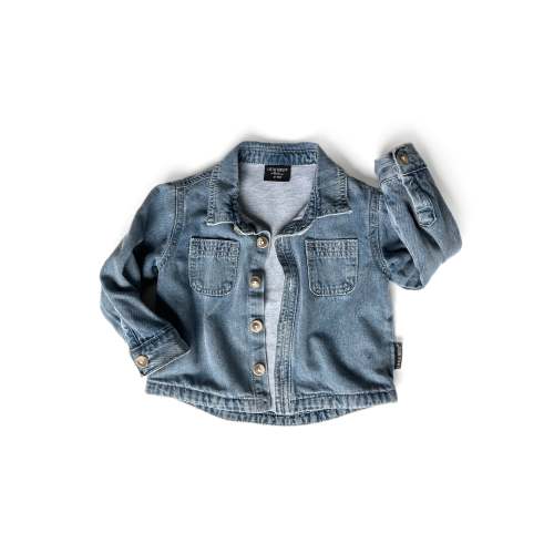 Denim Shacket - Light Wash