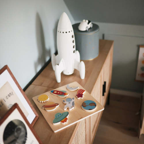 Wooden Space Puzzle – Mushie