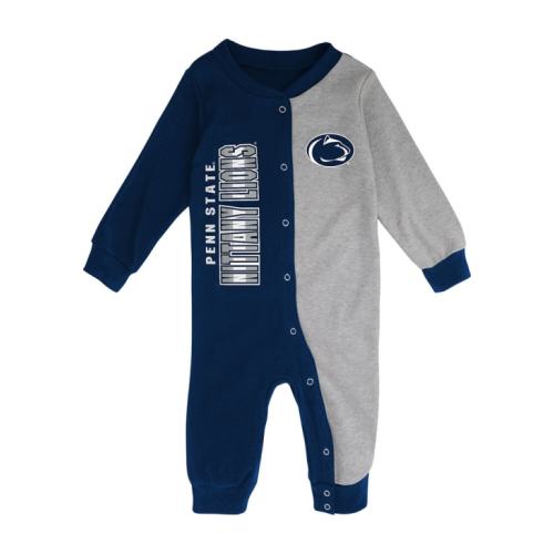 Baby NAVY Penn State Nittany Lions Half Time Coverall One Piece