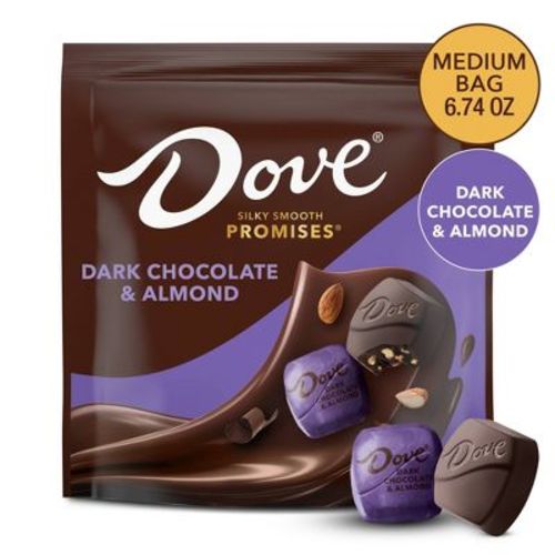 Dove Promises Dark Choclate & Almond Candy - 6.74oz