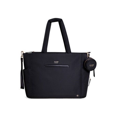 JuJuBe Utility Strap Diaper Tote, Black