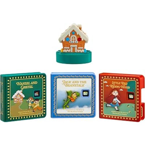 Little Tikes Story Dream Machine 3 Fairy Tale Story Collections, Hansel and Gretel and More, Bonus Character. Praojects Storytime for Kids, Audio Play, Fun Toy, Ages 3+ Years