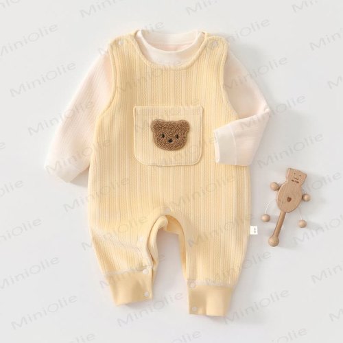 Baby Bear Overalls and Top Set