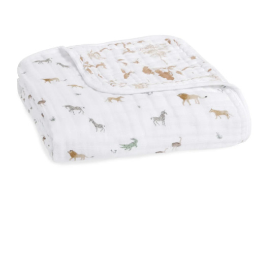 Safari Dreams Organic Cotton Muslin Blanket | aden + anais