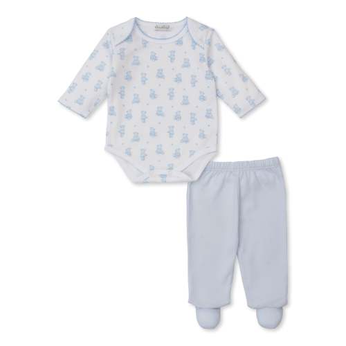 Footed Pant Set Mix, Teddy Bear Time