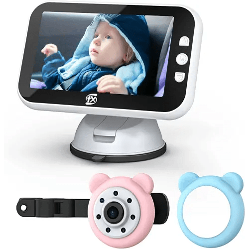HD 1080P Night Vision Baby Car Mirror and Camera for Infant and Toddler Car Seats