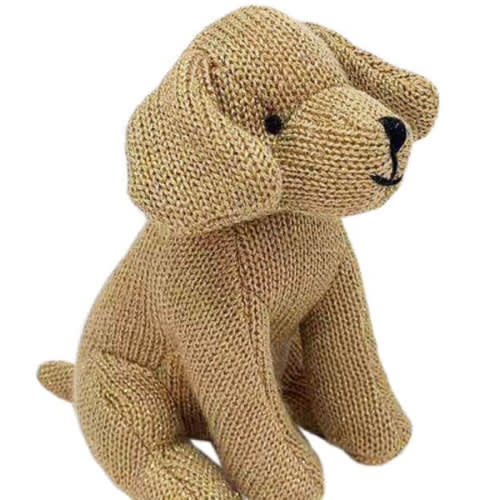 Bentley Puppy Knit Rattle
