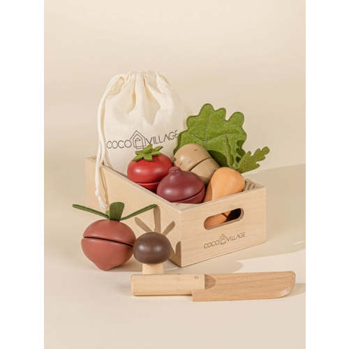 Wooden Vegetables Play Set