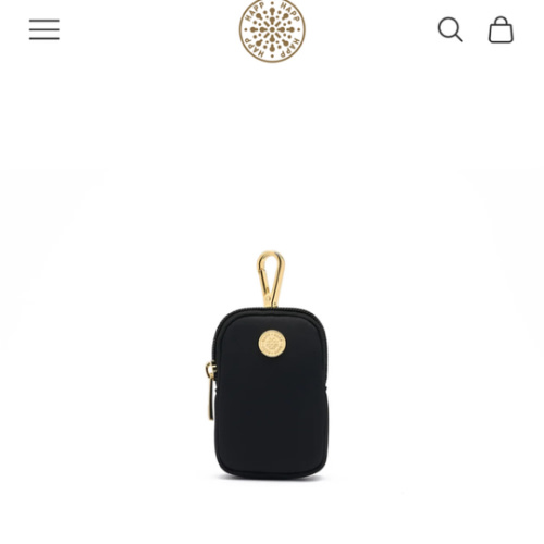 HAPP Brand Clip-On Pouch in Black