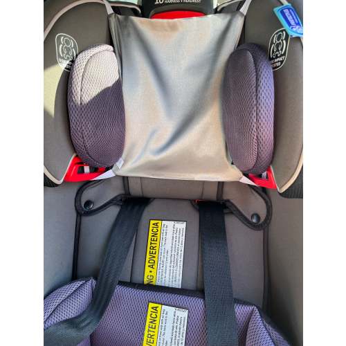 Large satin car seat head slip