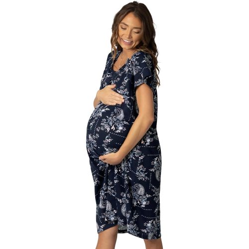 Kindred Bravely Universal Labor and Delivery Gown for Hospital | 3 in 1 Labor & Delivery Gowns, Postpartum Pajamas