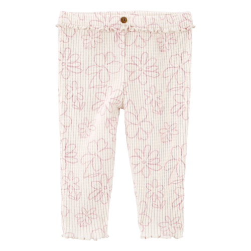 Baby Floral Pull-On Thermal Pants - Carter's | Carter's