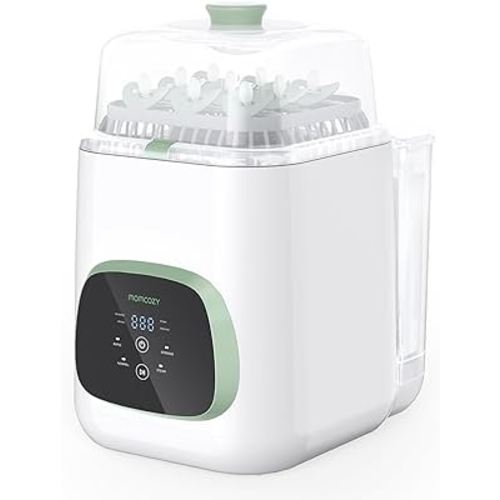 Momcozy Advanced Auto Baby Bottle Washer - Sterilizer & Dryer Combo for Easy Cleaning - Bottle Washer Machine for All Bottles, Pump Parts & Baby Item Care - Save Time & Effort