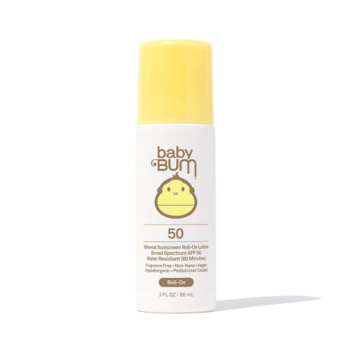 Mineral SPF 50 Sunscreen Roll-On Lotion - Fragrance Free – Sun Bum