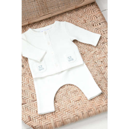 Outfit Long - ecru Knitwear honeycomb