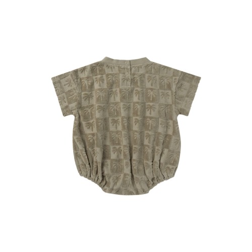 Palm Tree Textured Terry Bubble Romper, 0-3M
- Only a few left