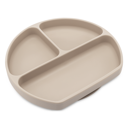 Divided Suction Plate | Taupe