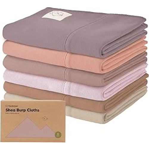 Amazon.com: 6-Pack Organic Burp Cloths Baby Girl, Boy - Large Baby Burp Cloths, Burping Cloths for Babies, Boys, Girls, Cotton Burp Cloth, Spit Up Burp Rags, Newborn Burp Clothes, Burp Cloths Neutral (Mauve) : Baby