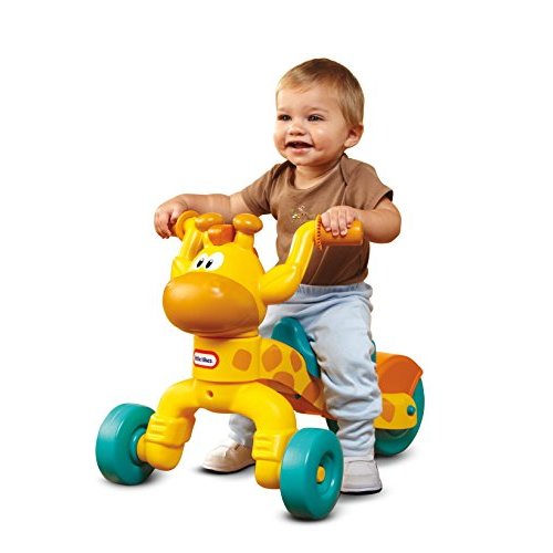 Little Tikes Go and Grow Lil' Rollin' Giraffe, Ride on Giraffe Toddler Bike for Boys and Girls - 3 Wheel Ride on with Adjustable Seat - Amazon Exclusive
