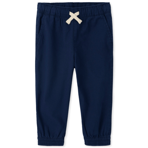 Baby And Toddler Boys Stretch Pull On Jogger Pants - Blue