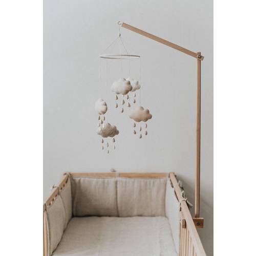 Baby mobile, Cloud mobile, Nursery mobile, Crib mobile, Baby mobile neutral