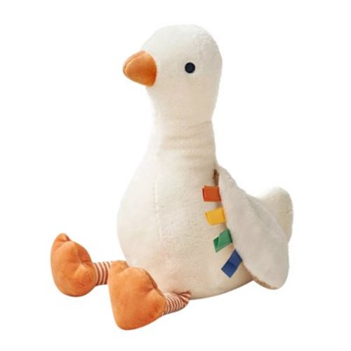 YGUO Itzy Ritzy Toys - Goose Stuffed Animal - Goose Toy - Stuffed Goose Plush Toy - White - 7.8"
