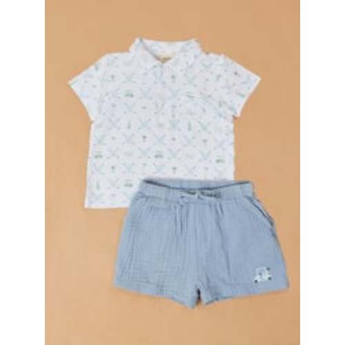 Ellis Golf Top and Shorts Baby Set