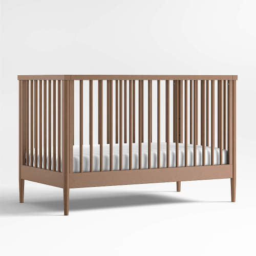 Hampshire Brown Wood Convertible Crib