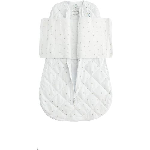 Dreamland Baby Sleep Swaddle | Gently Weighted Sleep Swaddles 100% Natural Cotton 2-Way Zipper Machine Washable and Dryable