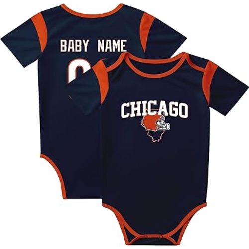 KREDE Baby Clothes Personalized Unisex Bodysuit Custom Baby Name Number for Baby Boy Girl